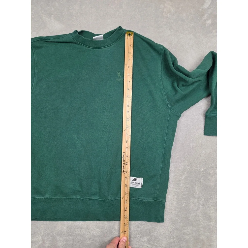 Nike Sweatshirt Mens Medium Green Athletic Dept Crewneck DZ3051-341 Pullover